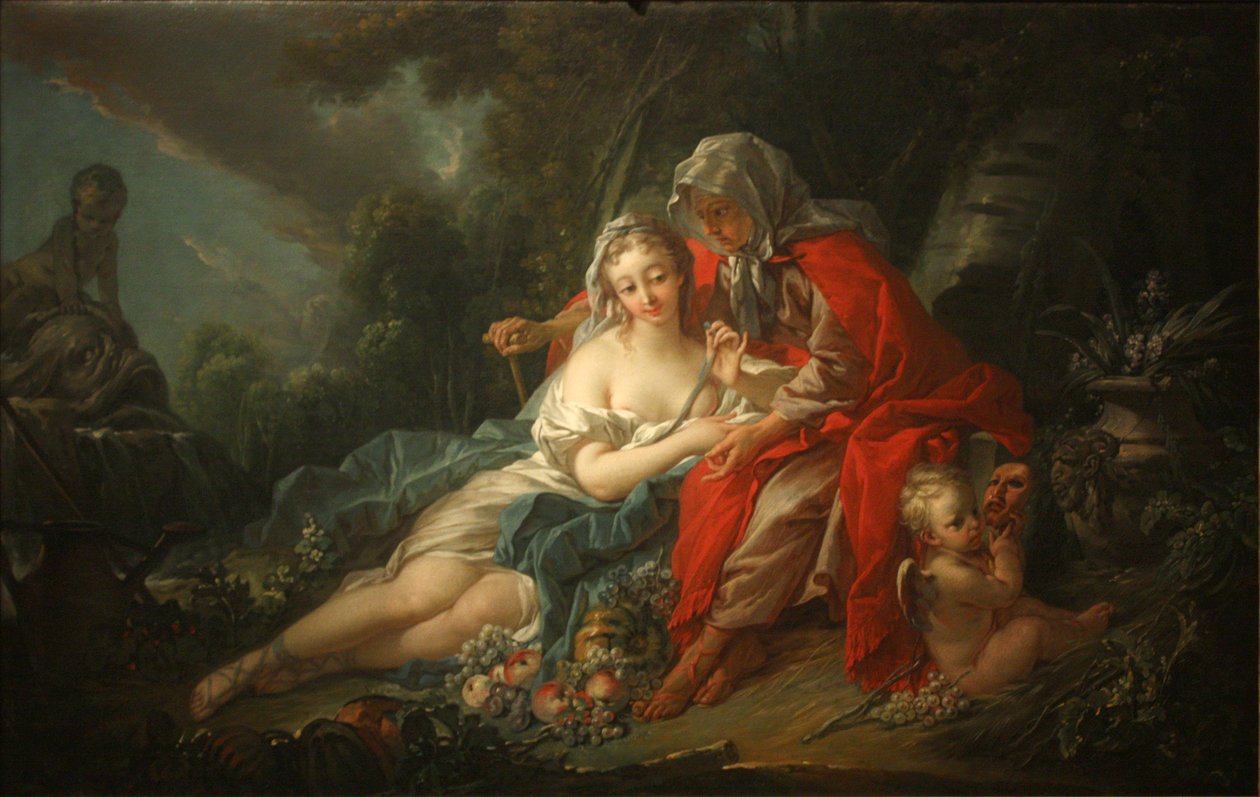 Föld- Vertumnus és Pomona alkotó: François Boucher