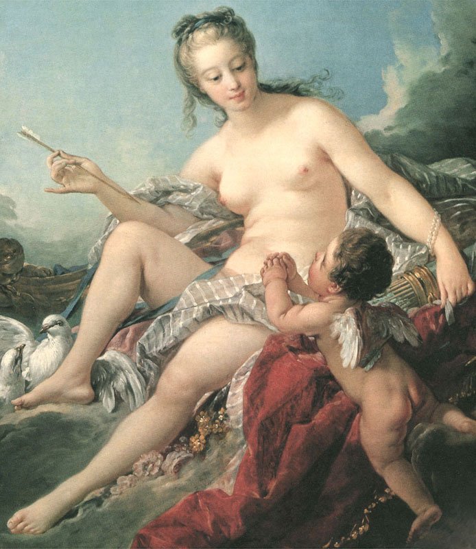 Lefegyverzett szerelem alkotó: François Boucher