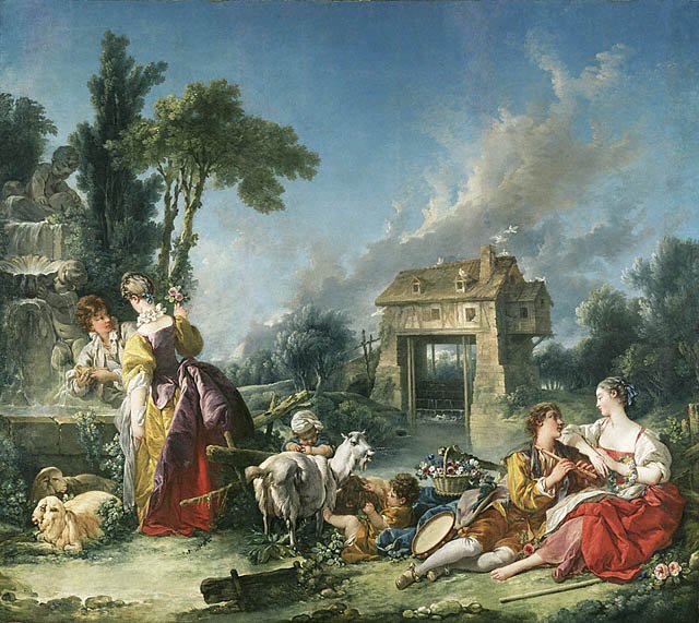 A szerelem forrása alkotó: François Boucher