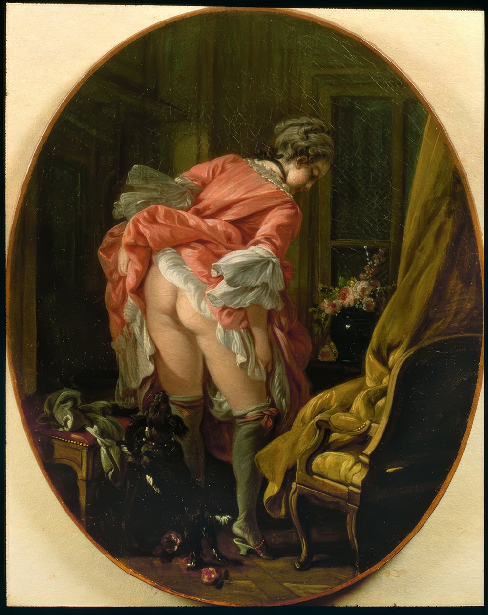 A szoknya feltárult alkotó: François Boucher