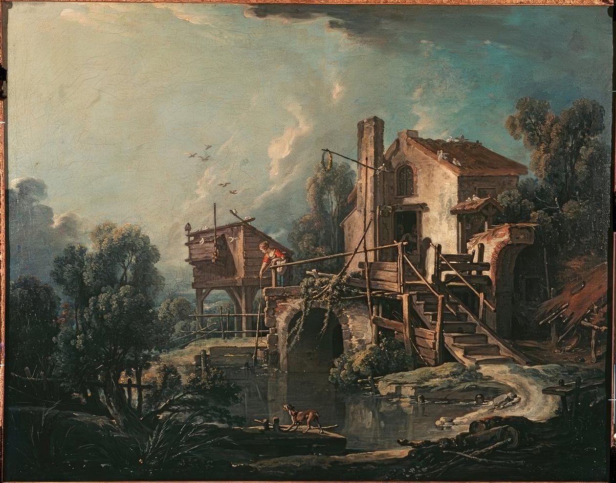 Táj malom alkotó: François Boucher