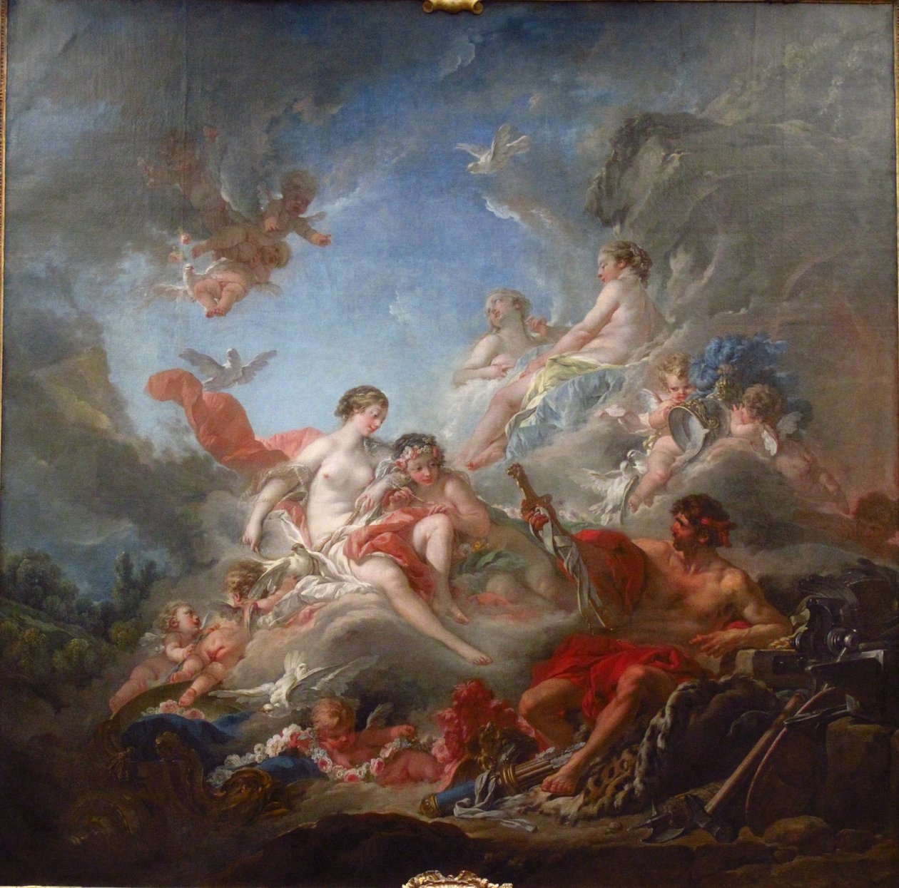 A Vulkán kovácsai alkotó: François Boucher
