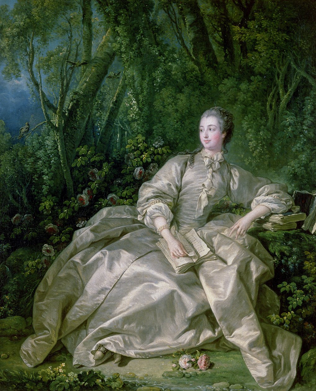 Madame de Pompadour, 1758 alkotó: François Boucher