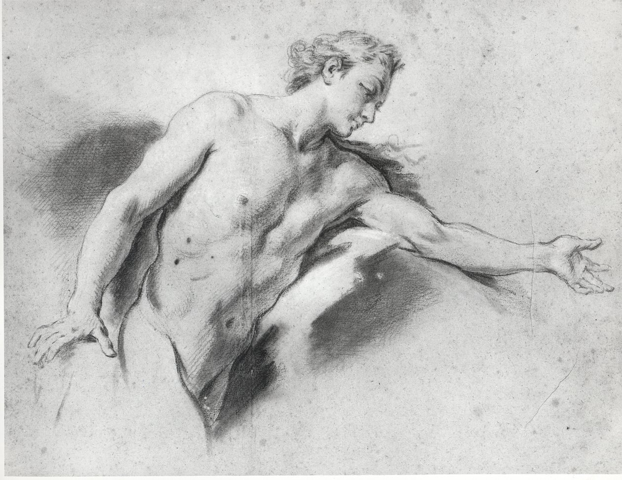 Akt tanulmány alkotó: François Boucher