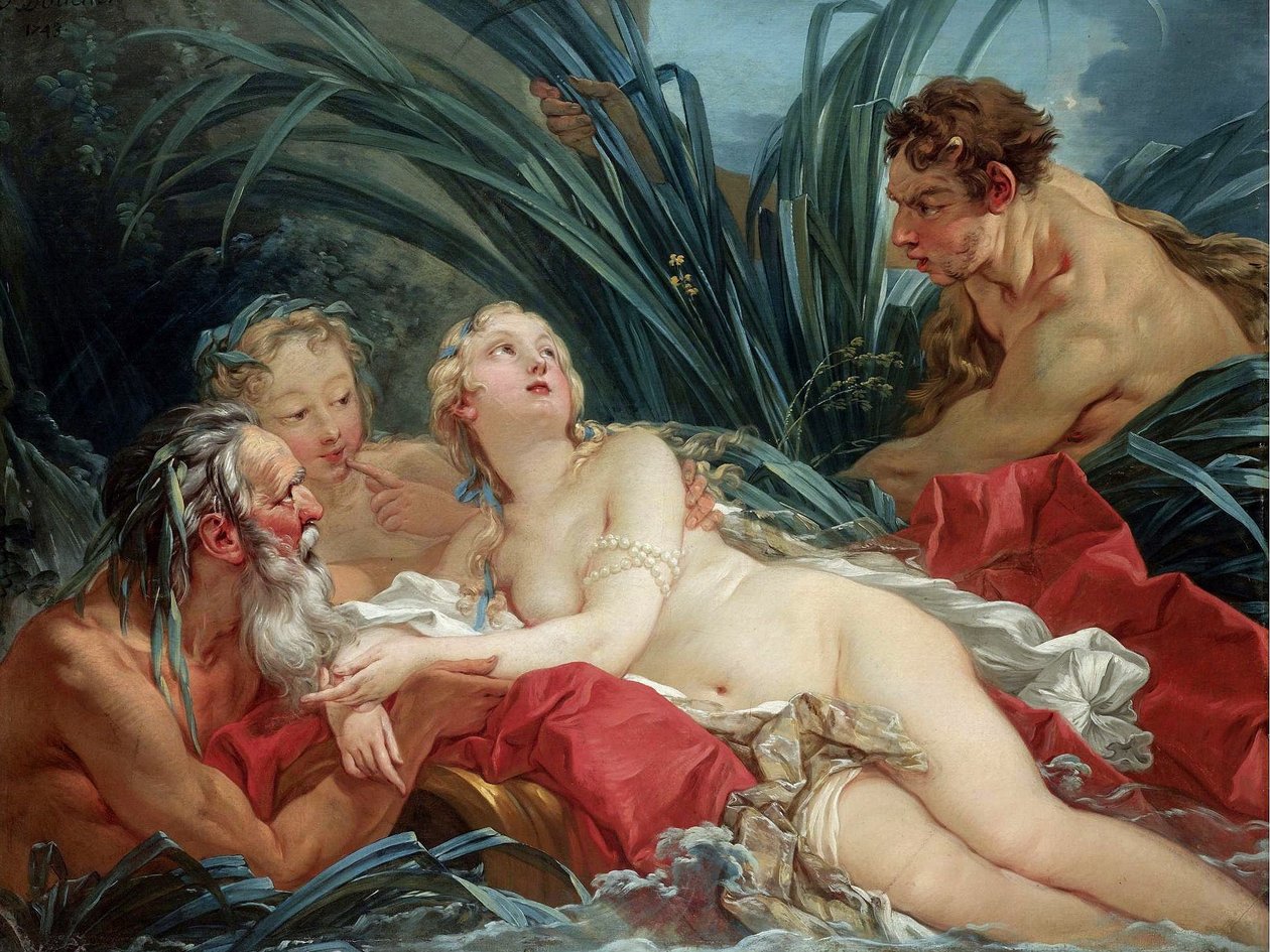 Pan és Syrinx alkotó: François Boucher