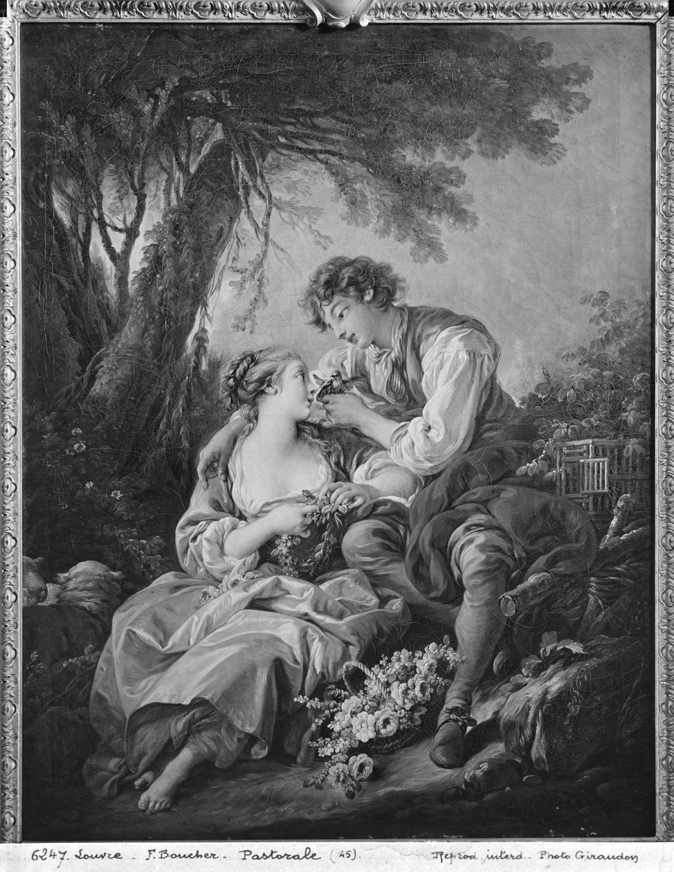 Pásztori jelenet alkotó: François Boucher