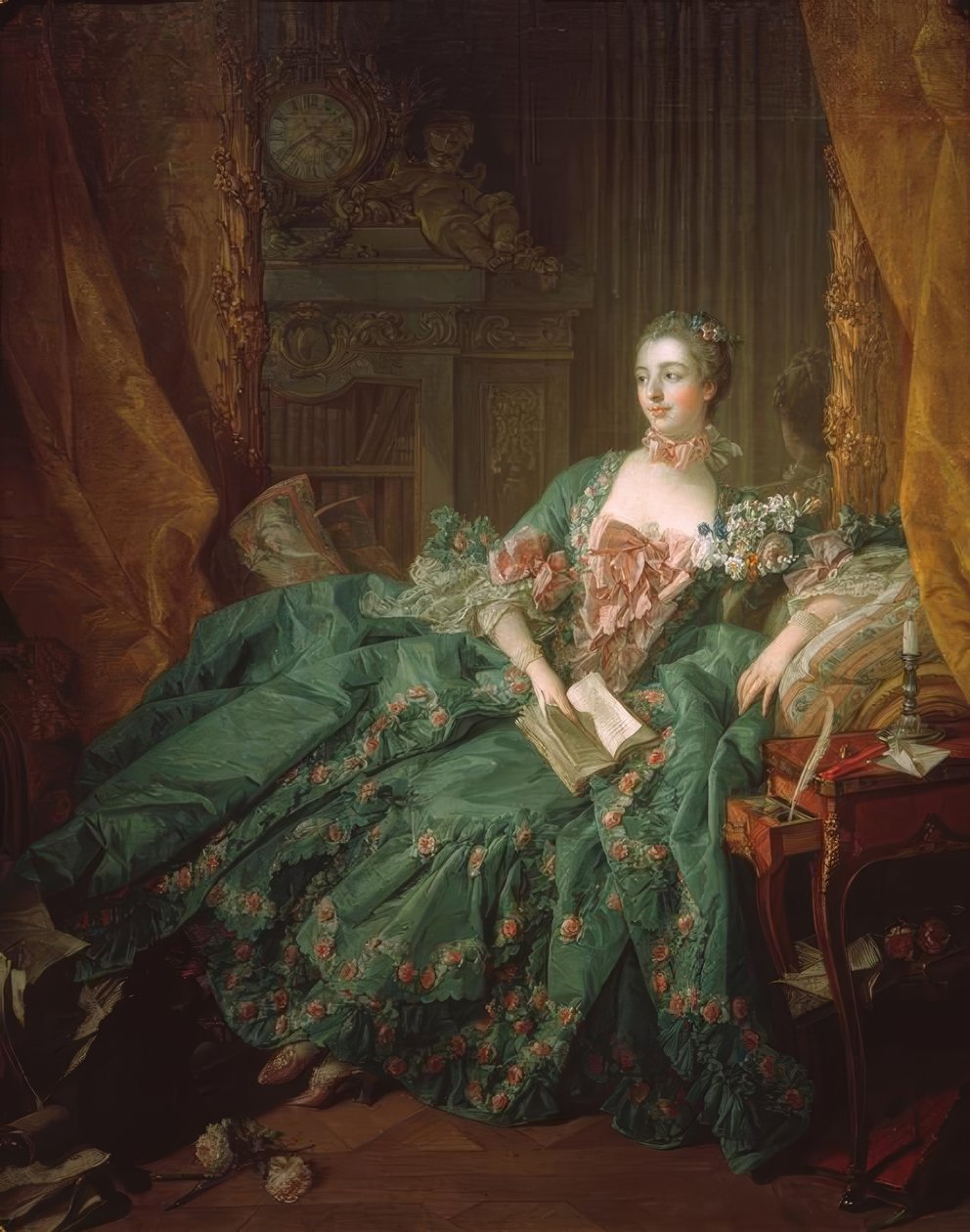 Pompadour, Jeanne Antoinette Poisson, alkotó: François Boucher