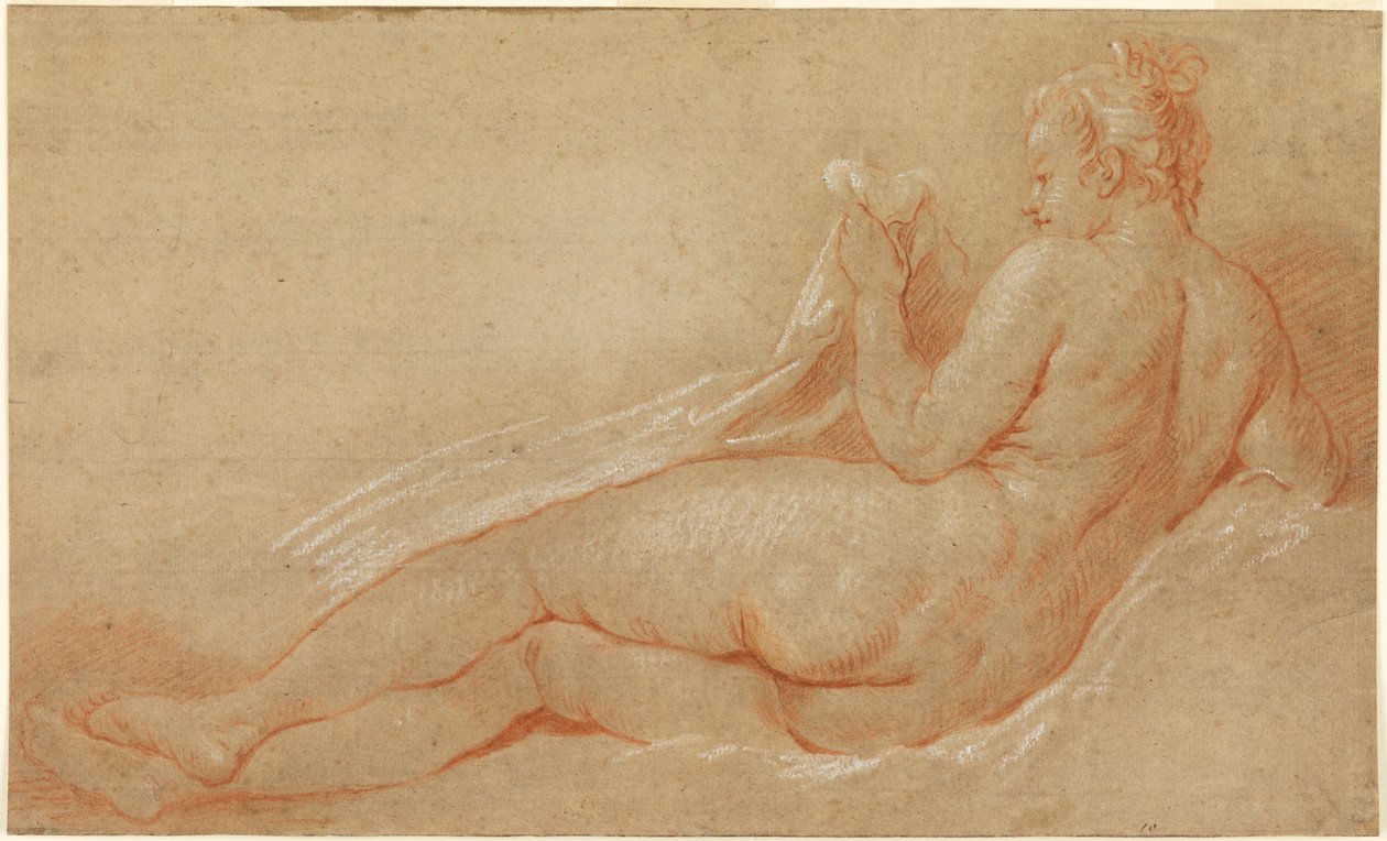 Tanulmány a fekvő aktról alkotó: François Boucher