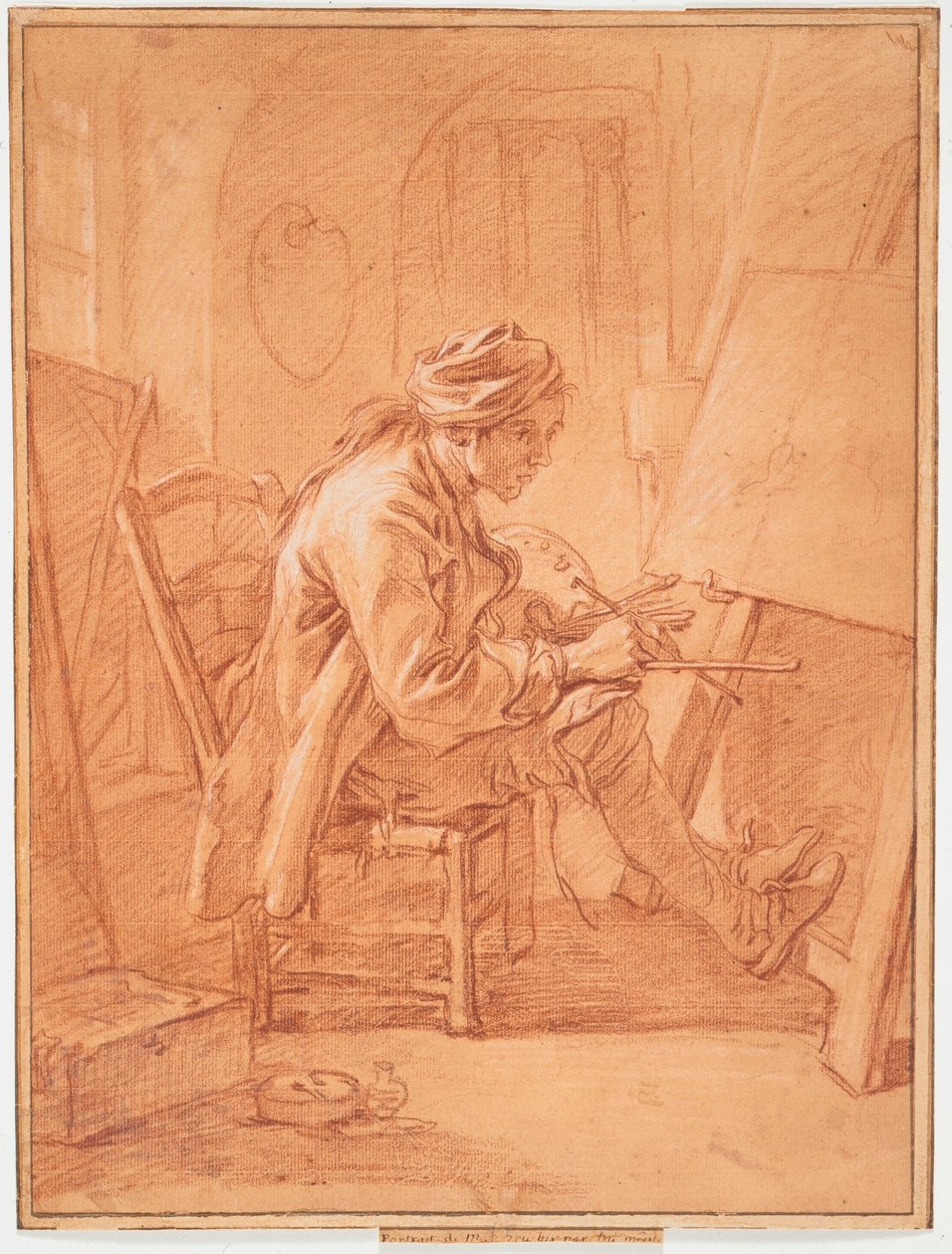 A művész stúdiójában alkotó: François Boucher