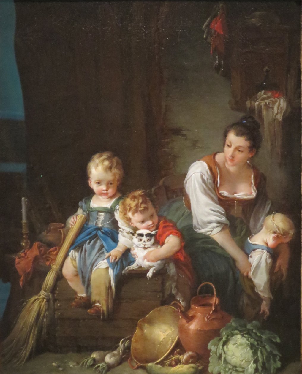 A gyönyörű vidéki asszony alkotó: François Boucher