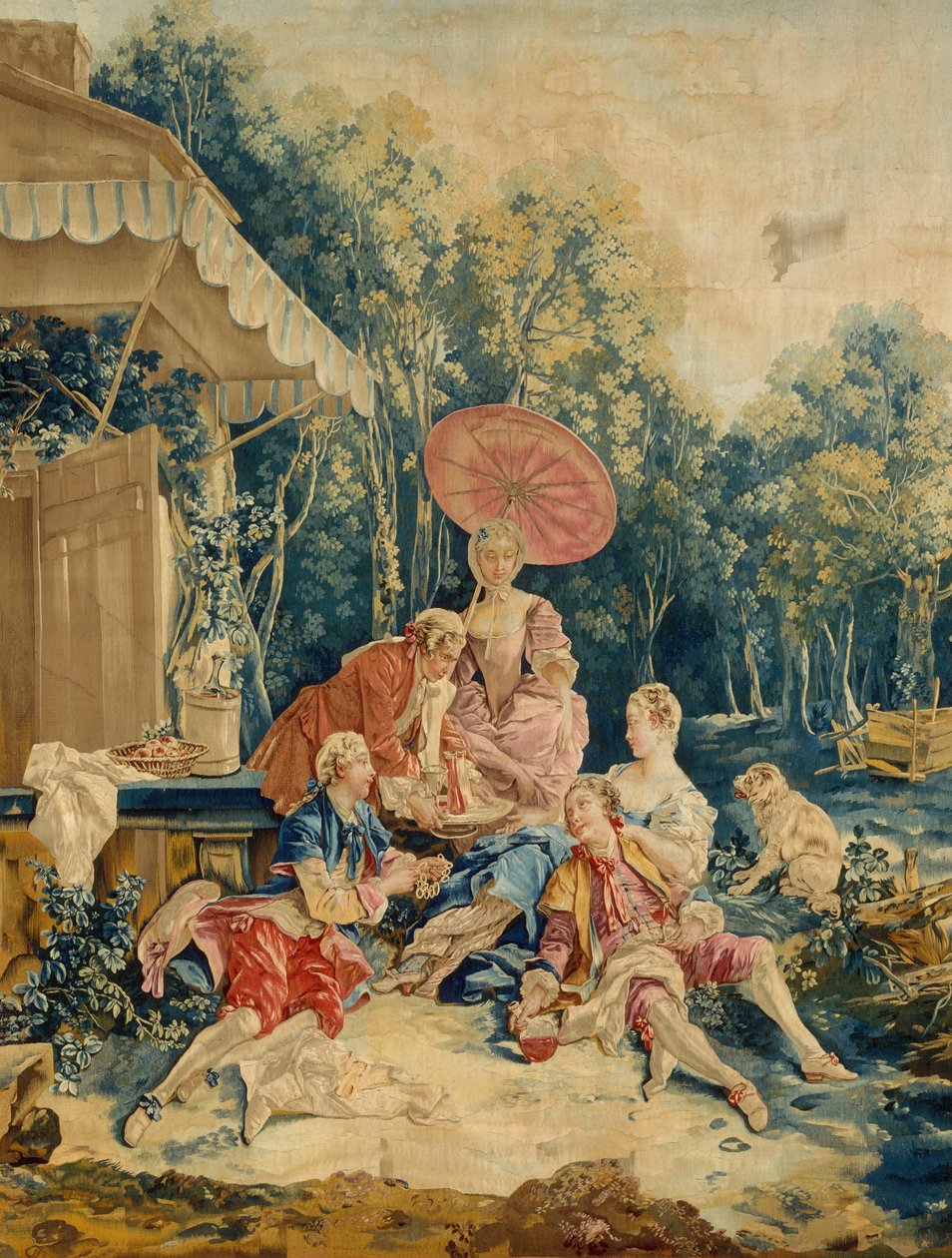 Összeállítás az olasz falusi jelenetek sorozatából alkotó: François Boucher