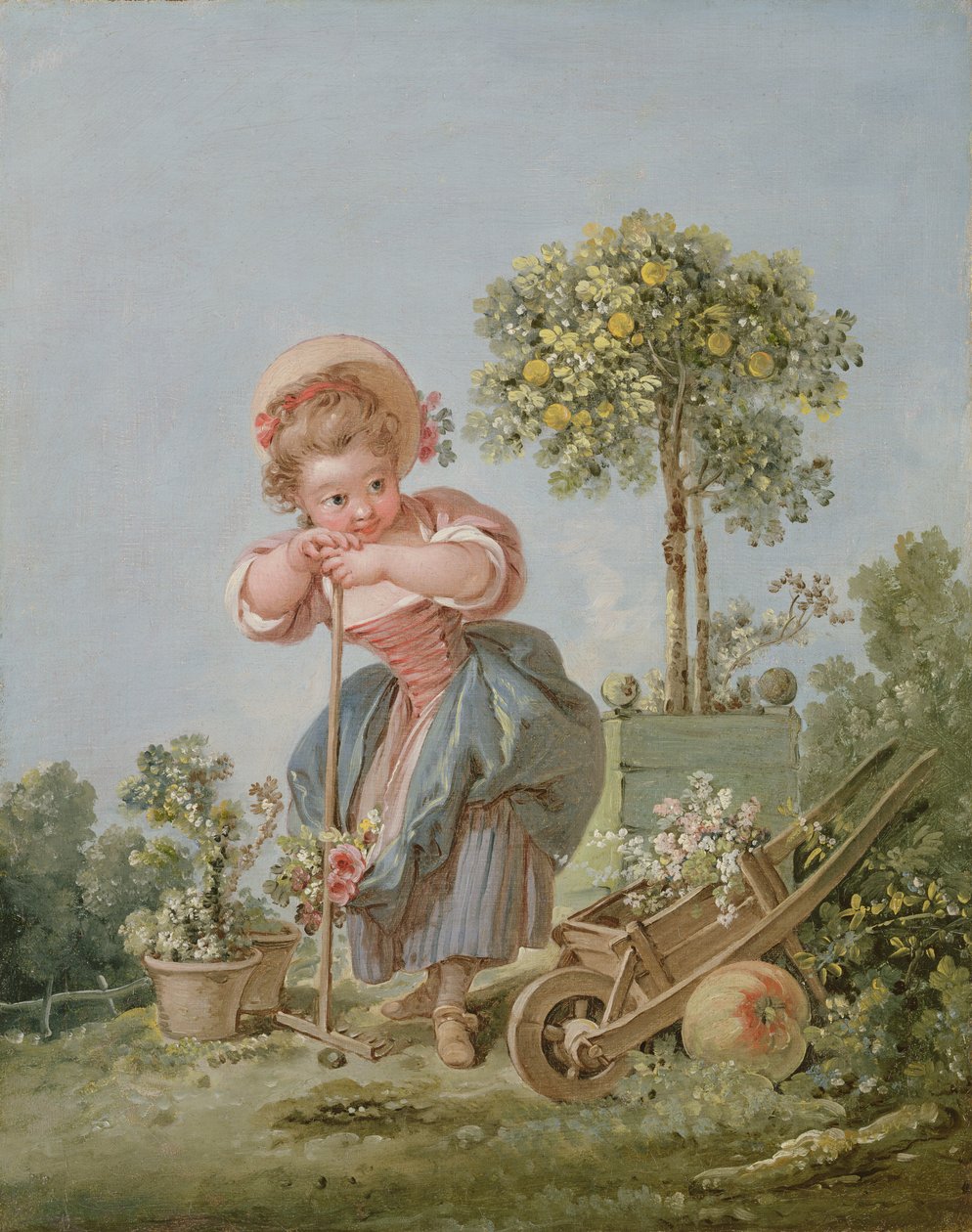 A kis kertész, 1754 körül (90663 pár) alkotó: François Boucher