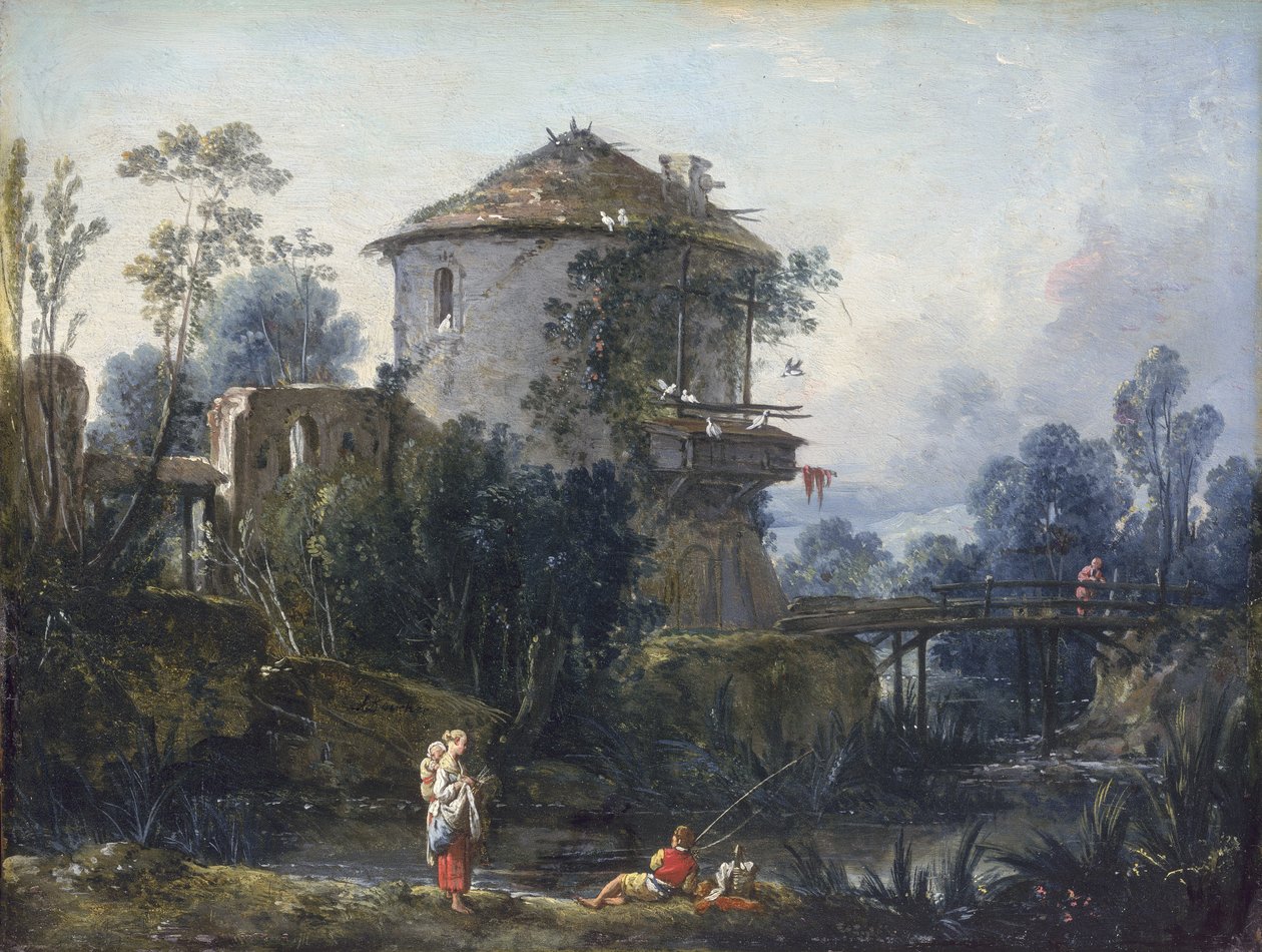 Az Öreg galambdúc alkotó: François Boucher