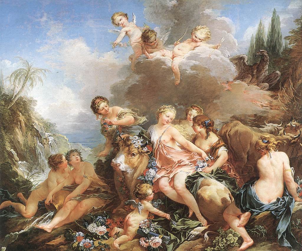 Az Európa nemi erőszak alkotó: François Boucher