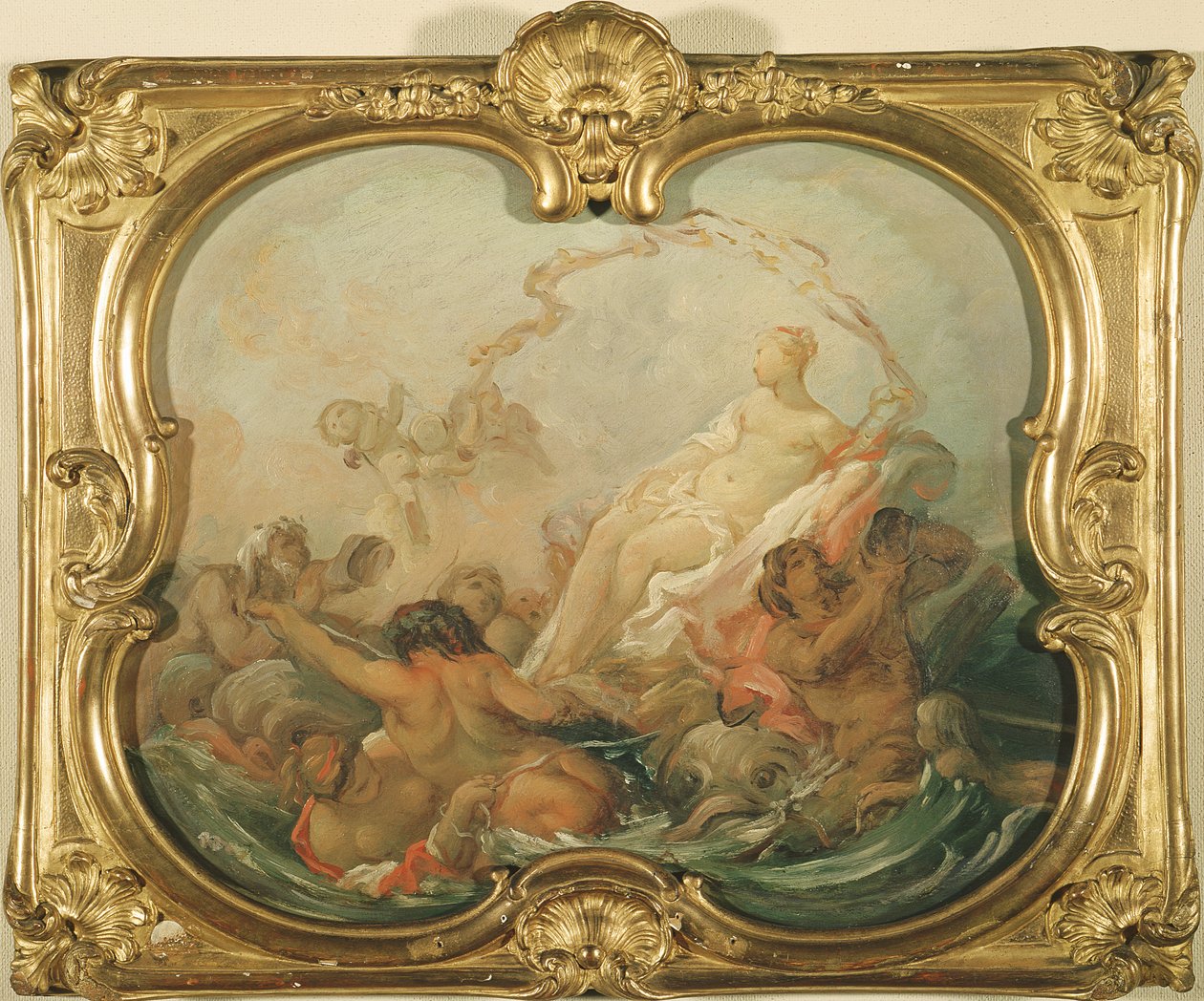 Vénusz diadala, 1758 előtt (olaj a kártyán) alkotó: François Boucher