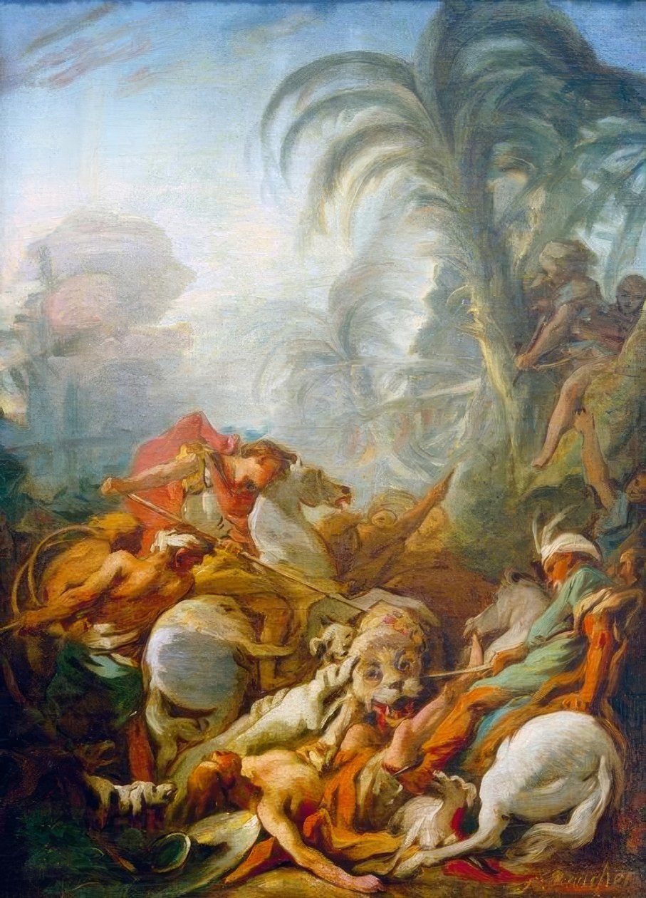 Tigerjagd alkotó: François Boucher
