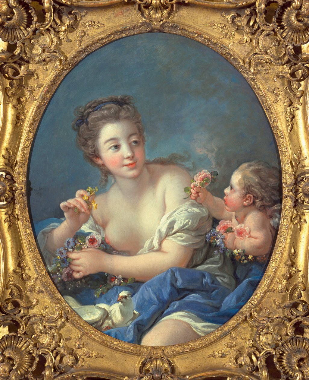 Vénusz és Ámor, 1769 alkotó: François Boucher