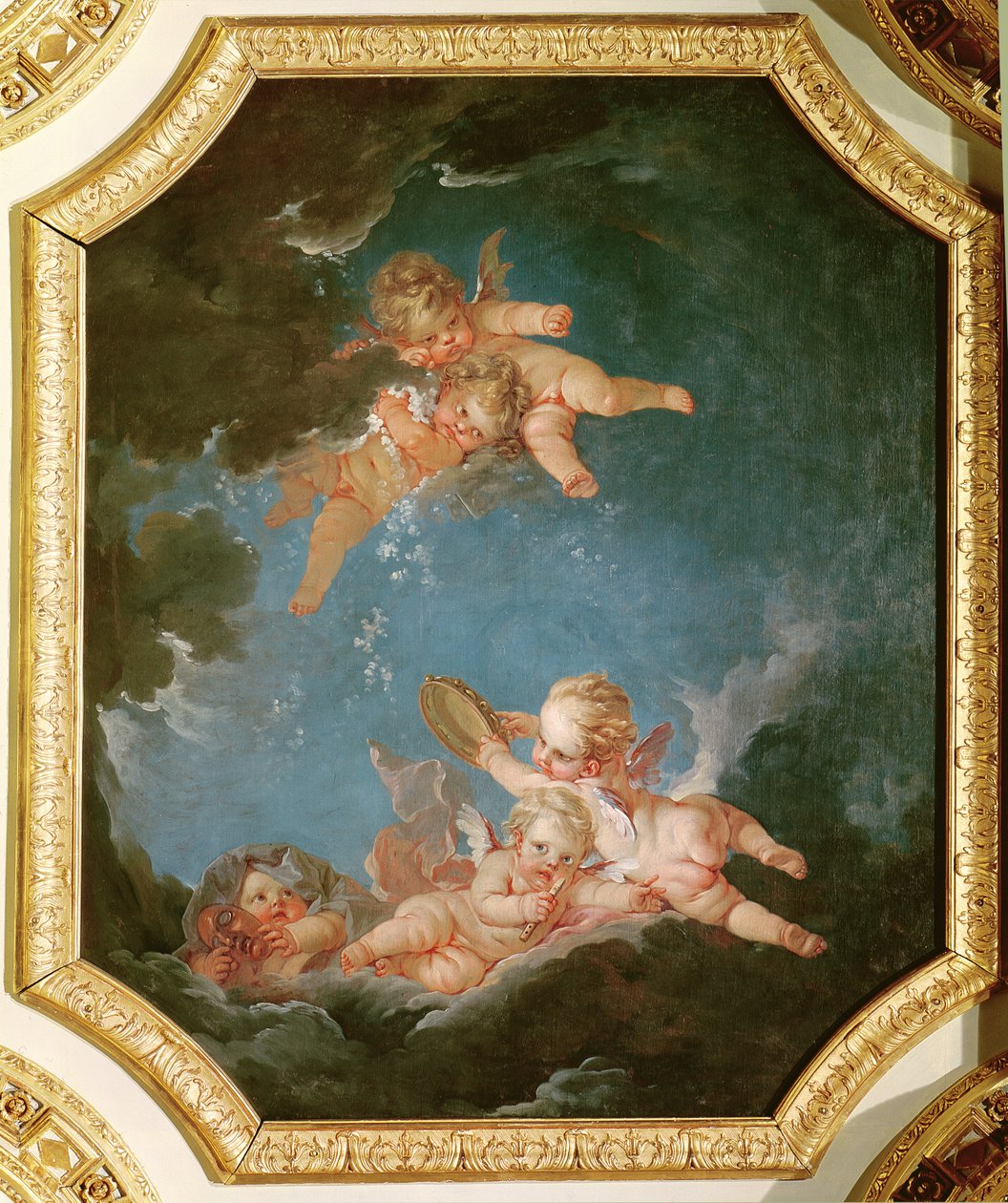 Tél, a Salle du Conseil négy évszakának sorozatából alkotó: François Boucher