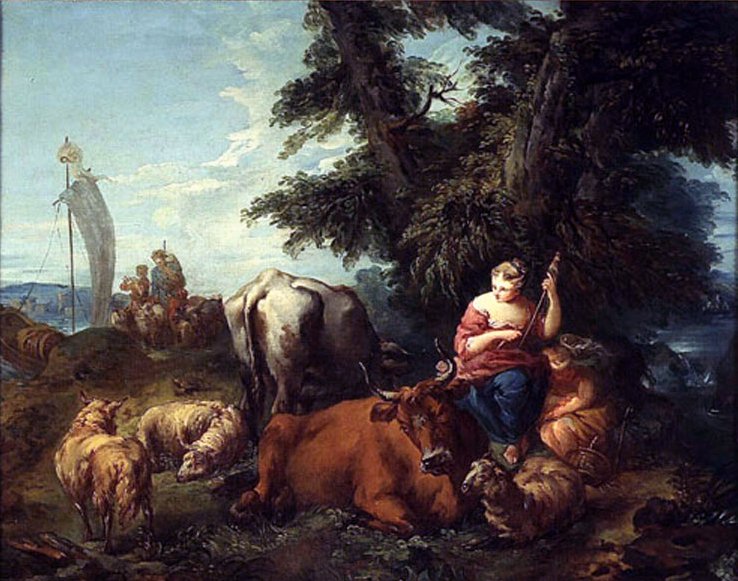 pásztori alkotó: François Boucher
