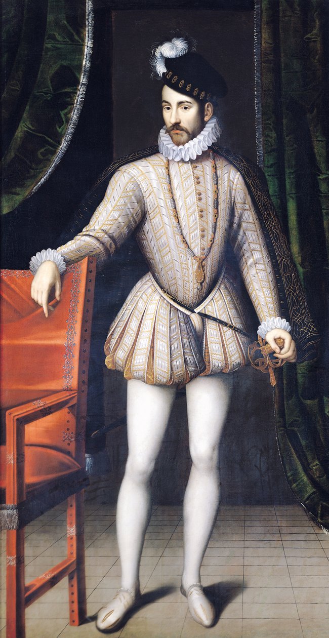 IX. Károly (1550-74) francia király alkotó: François Clouet