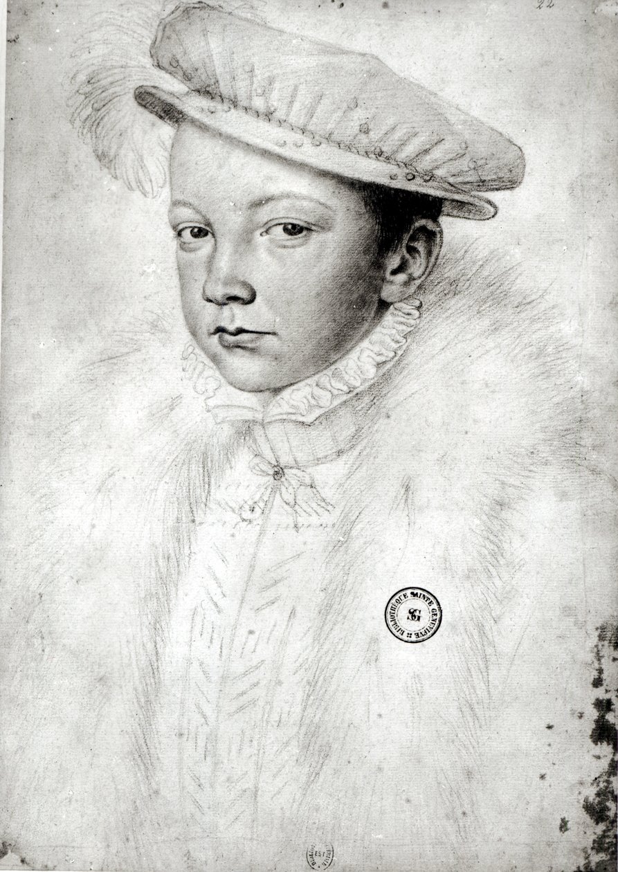 II. Ferenc (1544-60) 1560 alkotó: François Clouet