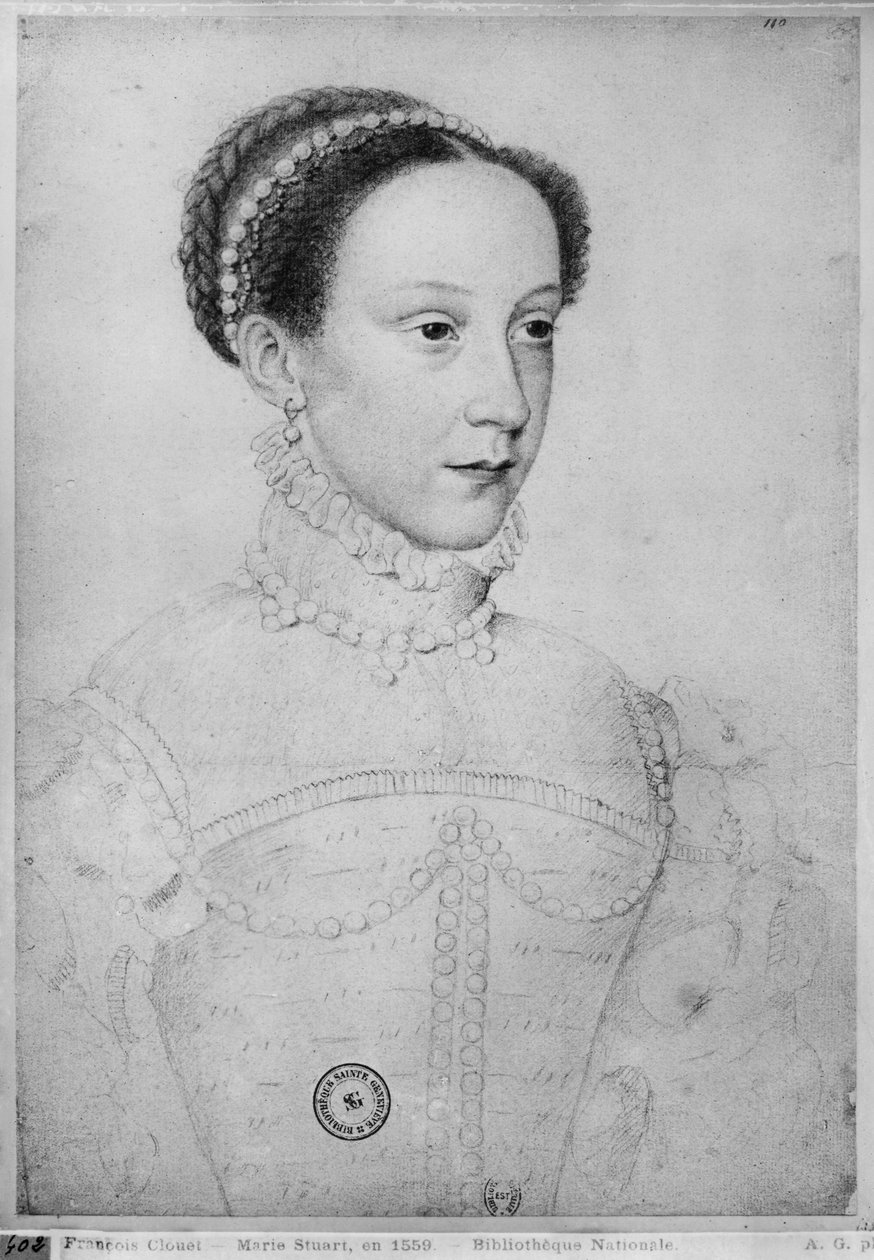 Mária skót királynő, 1559 alkotó: François Clouet