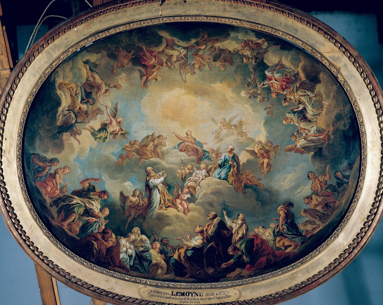 A Szűzanya dicsőítése, 1731 alkotó: François Lemoyne