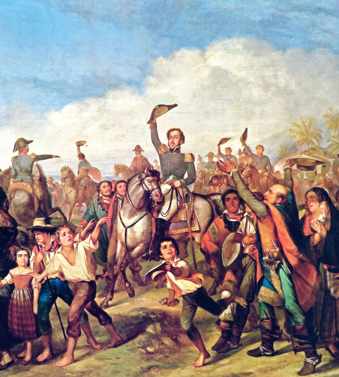 A Függetlenségi Kihirdetés alkotó: Francois Rene Moreau