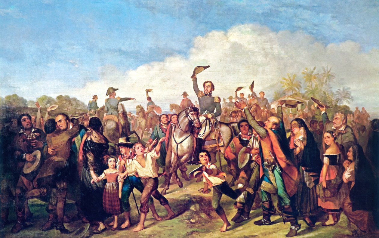 A Függetlenségi Kihirdetés alkotó: Francois Rene Moreau