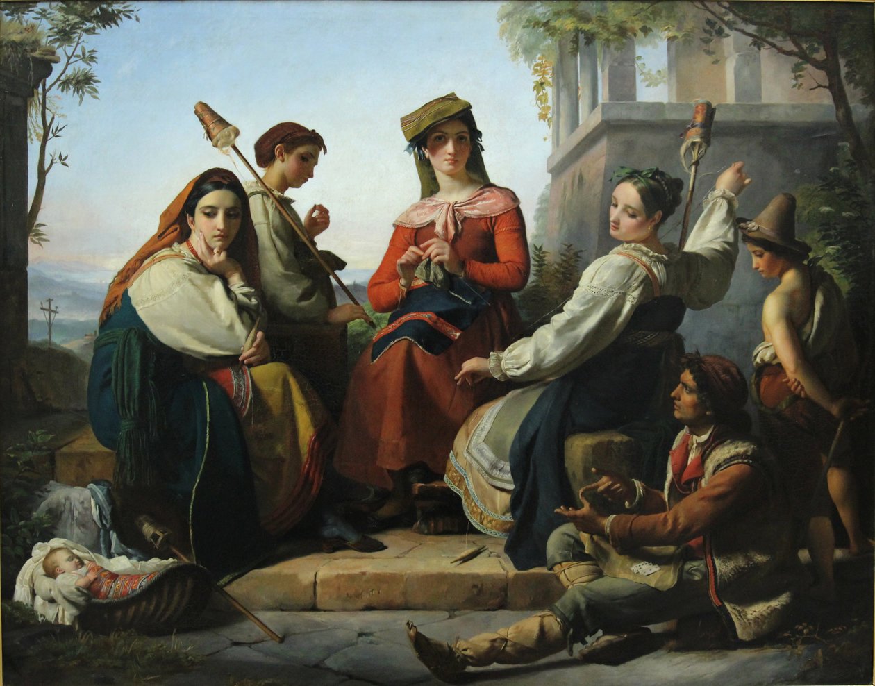 A fonók fonók alkotó: François Joseph Navez