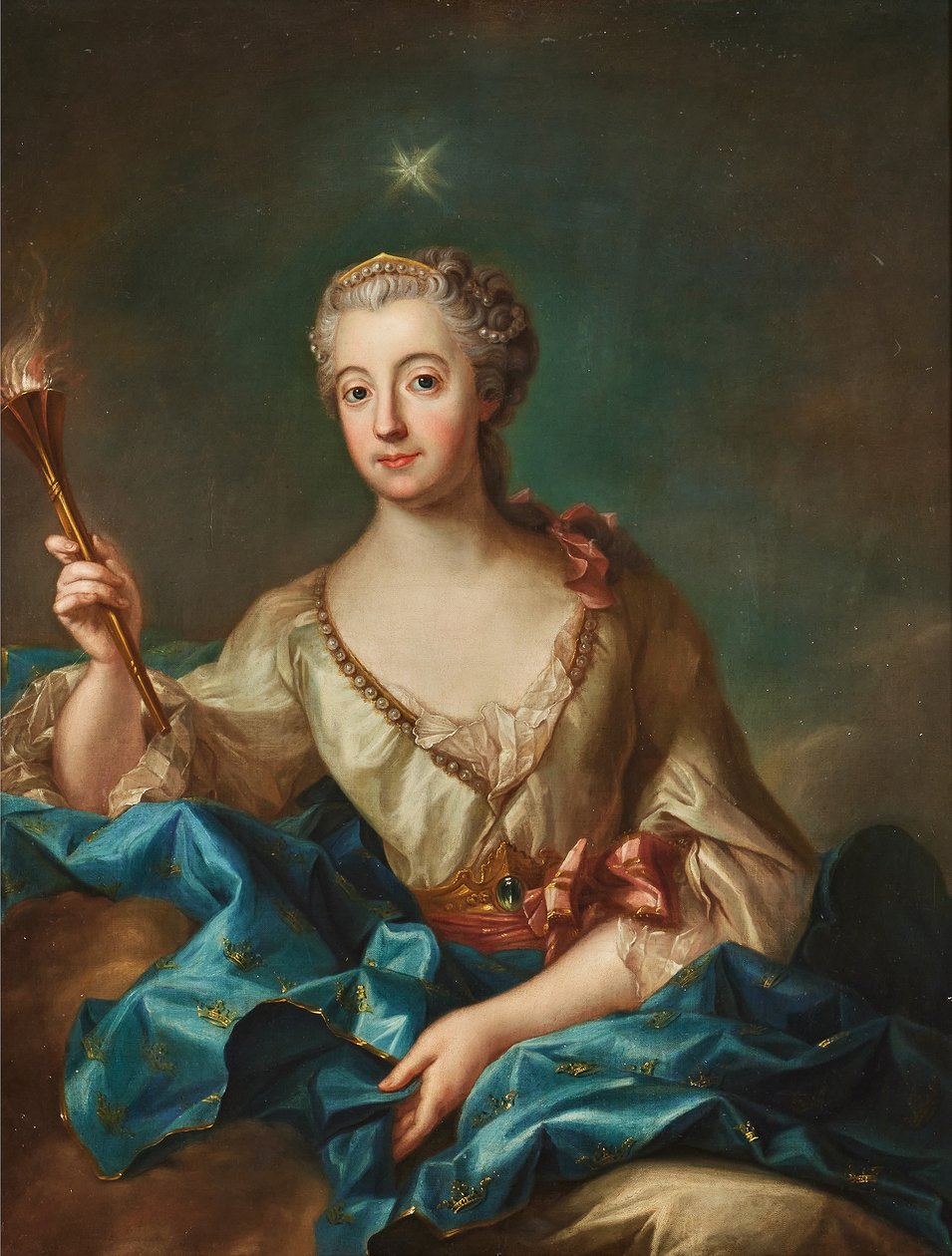 Louisa Ulrika királynő mint Aurora alkotó: Francois Adrien Grasognon Latinville