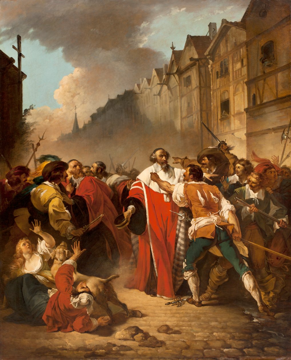 Vakond elnök, akit a felkelők kezeltek, 177879 alkotó: François André Vincent