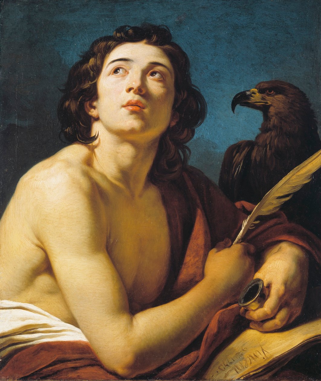 Szent János evangélista alkotó: François André Vincent
