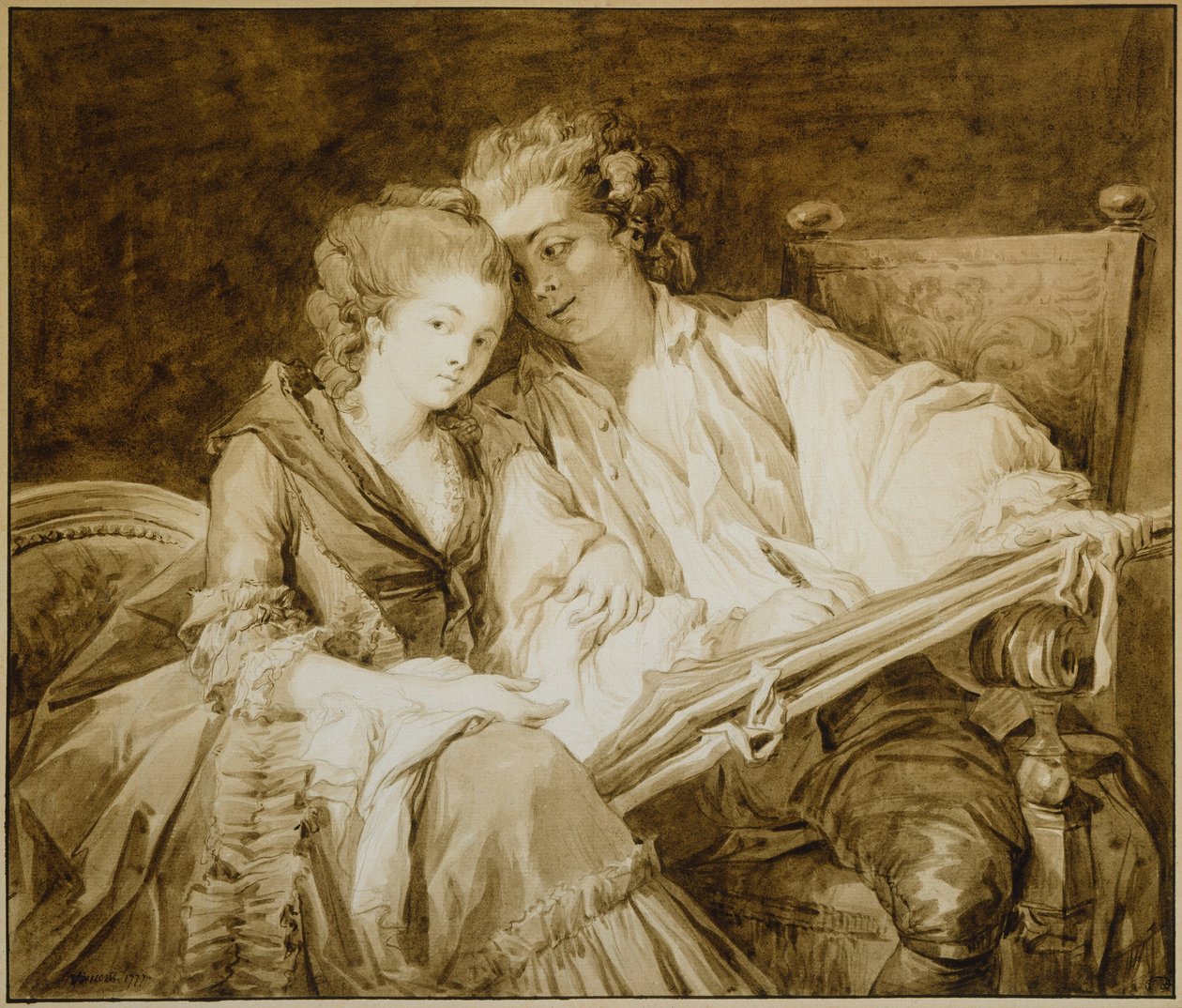 A Rajzlecke alkotó: François André Vincent