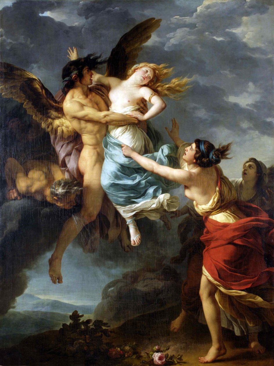 Orithyia megerőszakolása, 1782. alkotó: François André Vincent