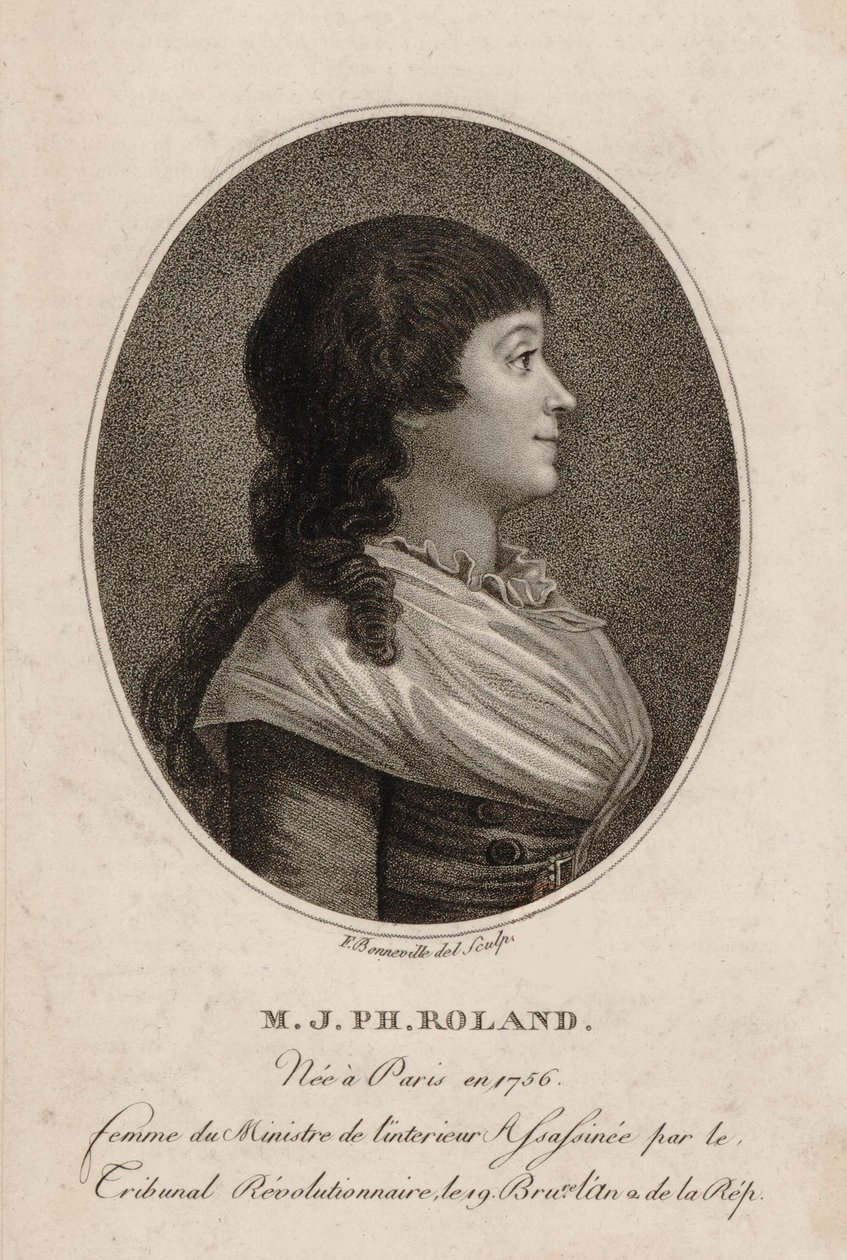 Madame Roland Bonneville által alkotó: Francois Bonneville