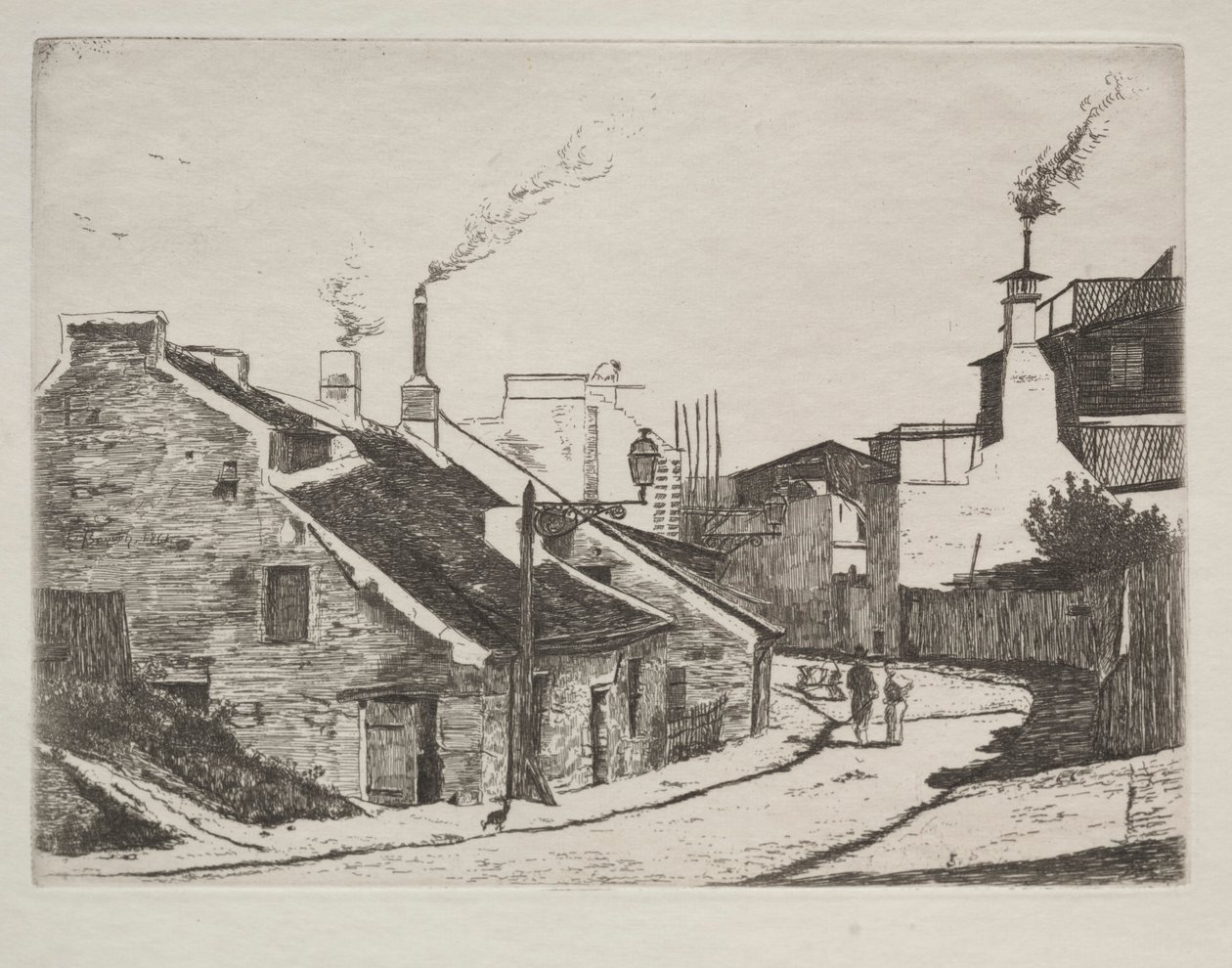 Country Street, Alouette, 1861. alkotó: François Bonvin