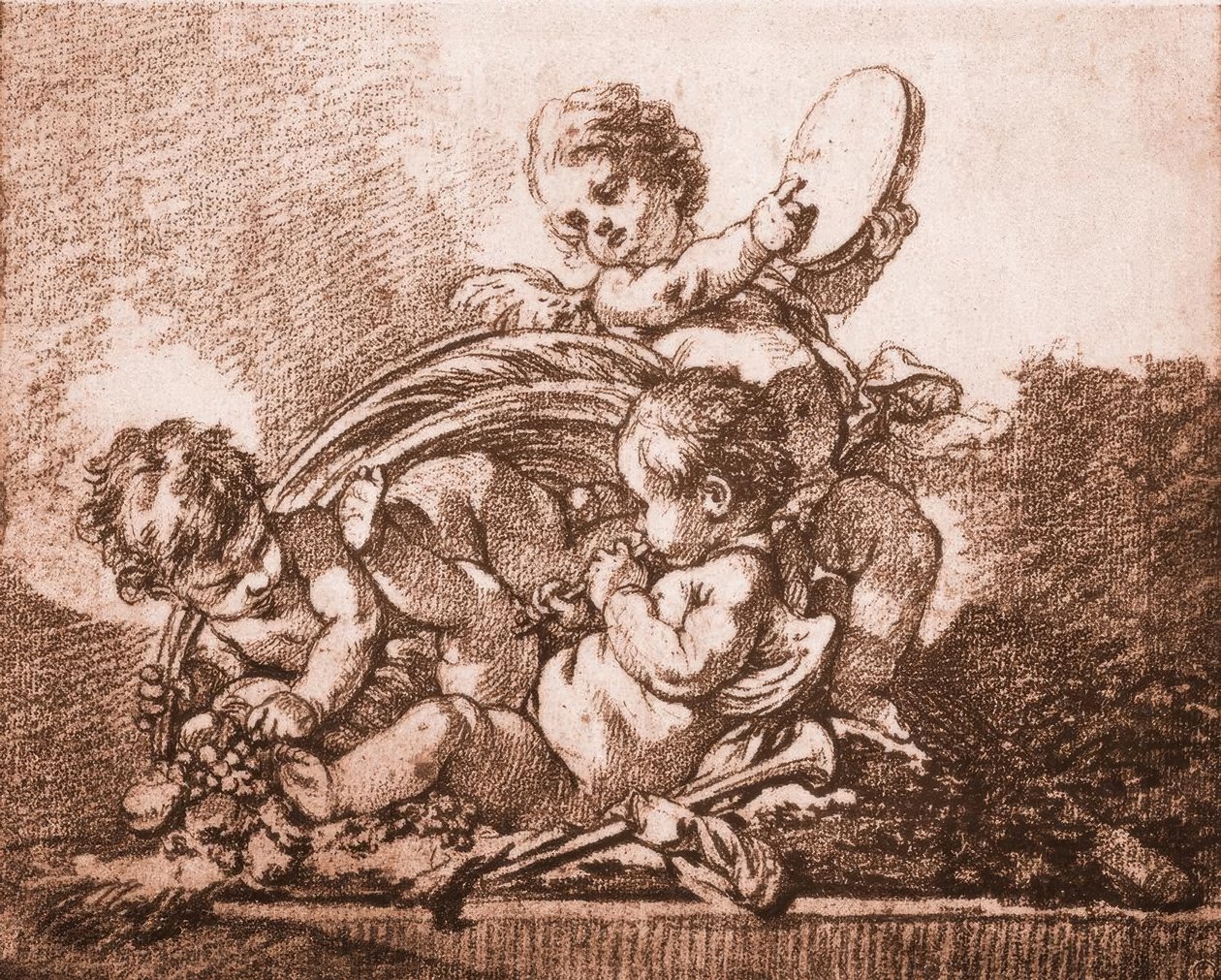 Az ősz allegóriája alkotó: François Boucher
