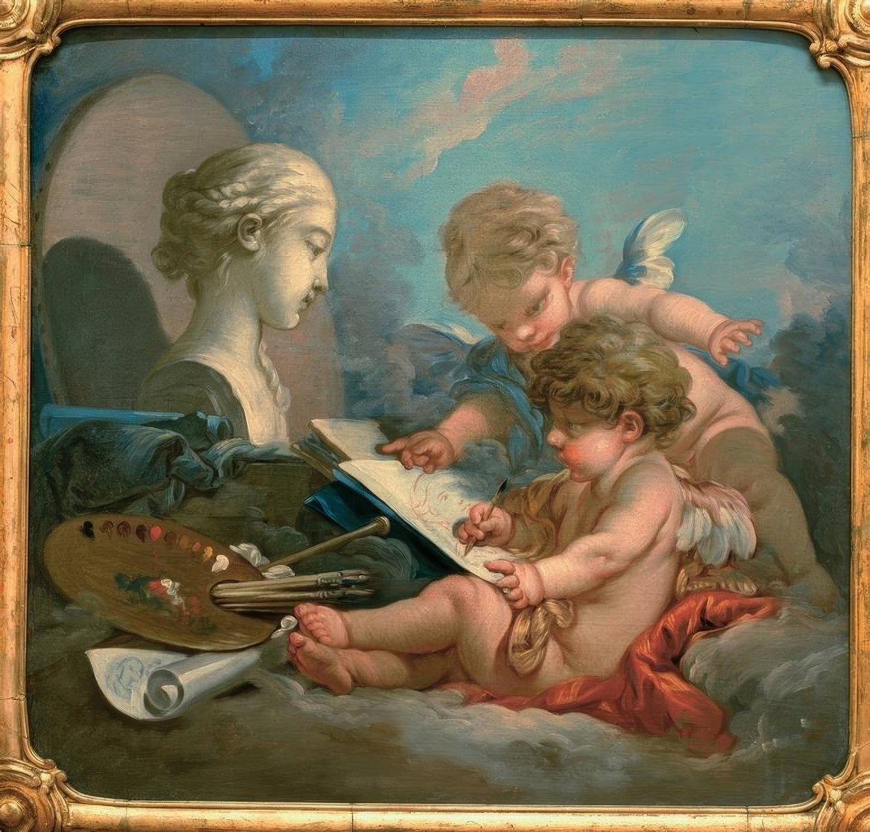 A festészet allegóriája alkotó: François Boucher
