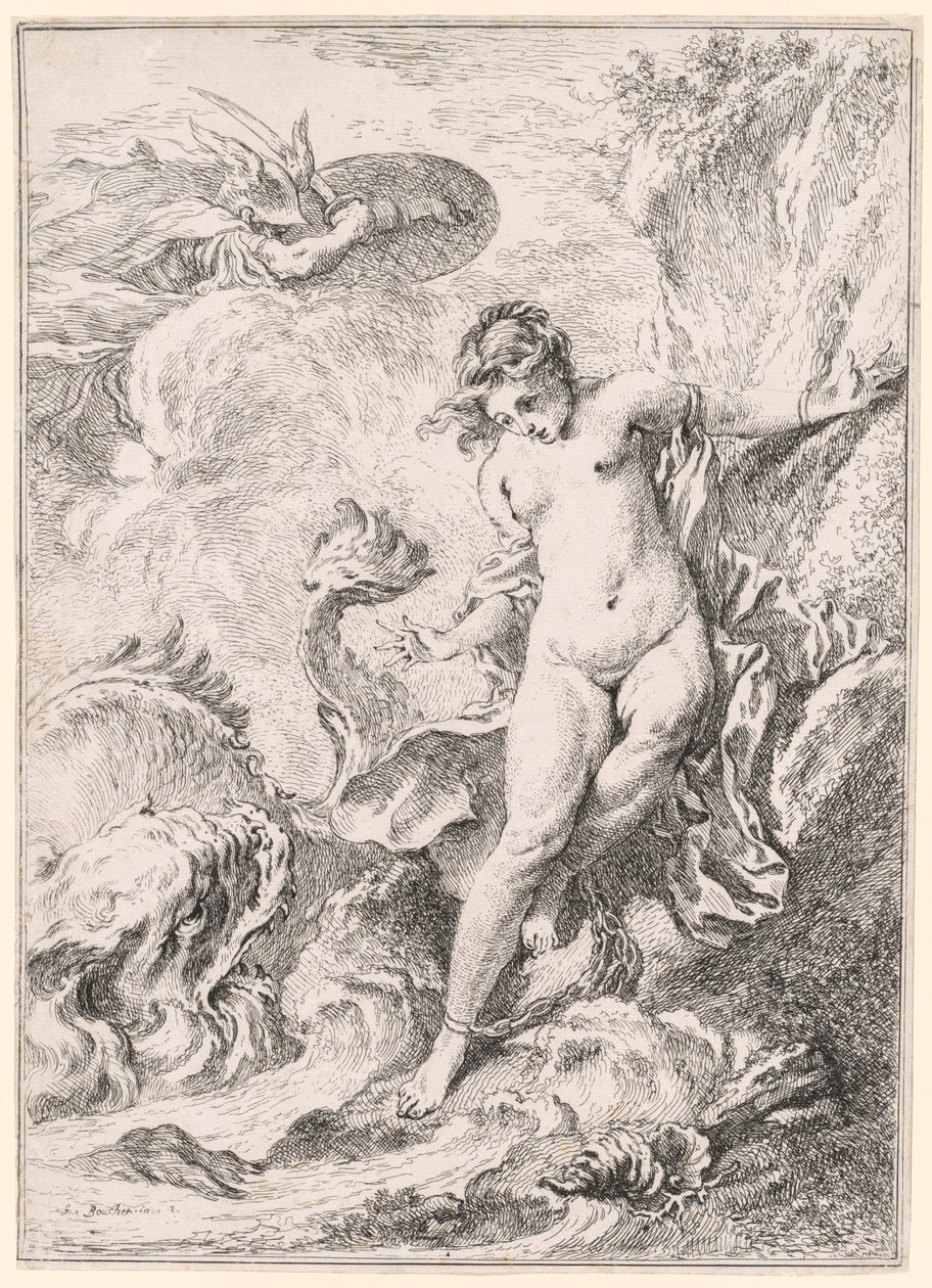 Androméda (Andromeda) alkotó: François Boucher