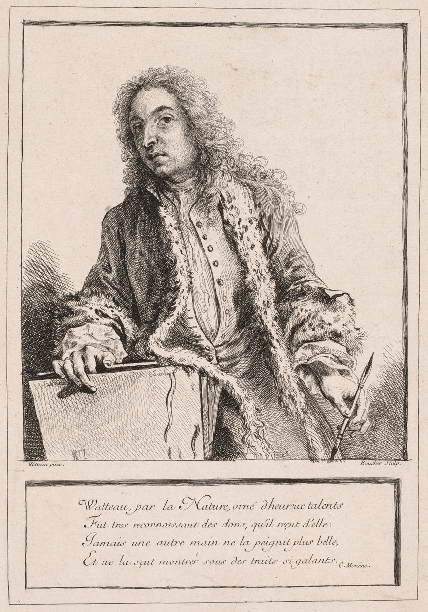 Antoine Watteau alkotó: François Boucher