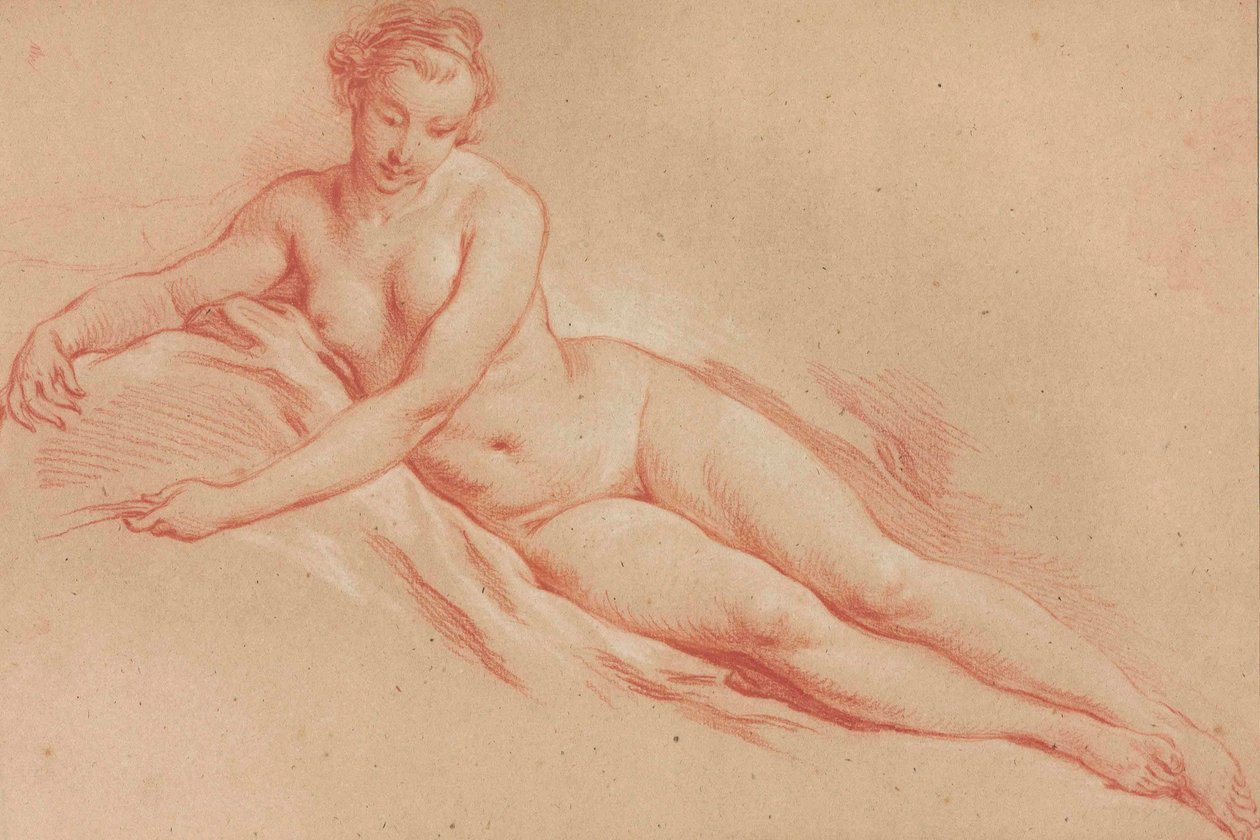 Boucher - Fekvő női akt alkotó: François Boucher