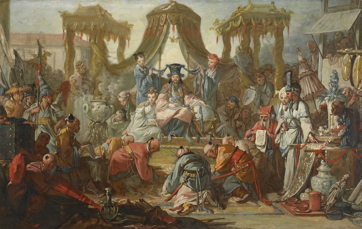 Boucher - A kínai császár audienciája, 1742 körül alkotó: François Boucher