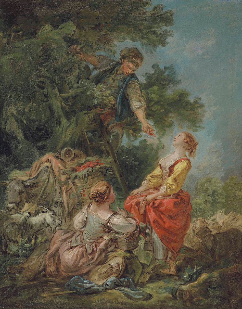 Mészáros - La Cueillette des Cerises alkotó: François Boucher