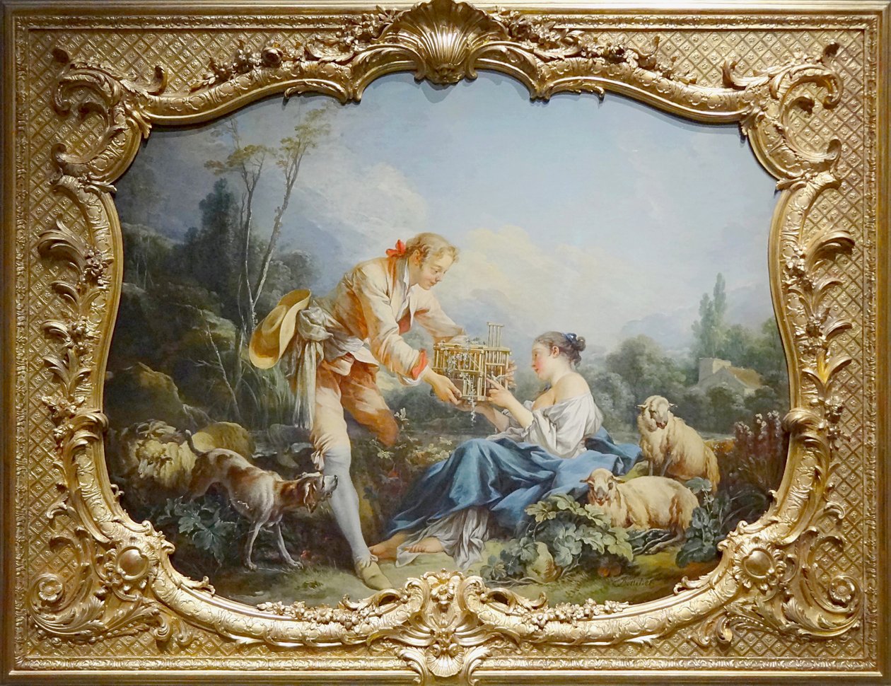 Boucher - A panaszos juhász, Párizs, Archives nationales, Hôtel de Soubise alkotó: François Boucher