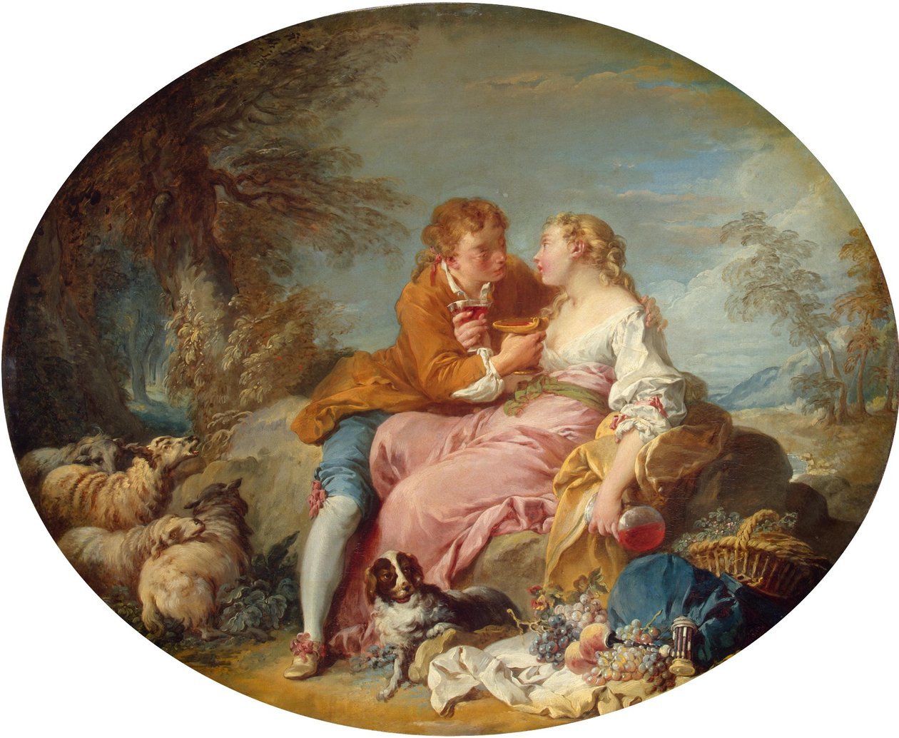 Boucher - Pásztorjelenet, 1730-as évek eleje alkotó: François Boucher