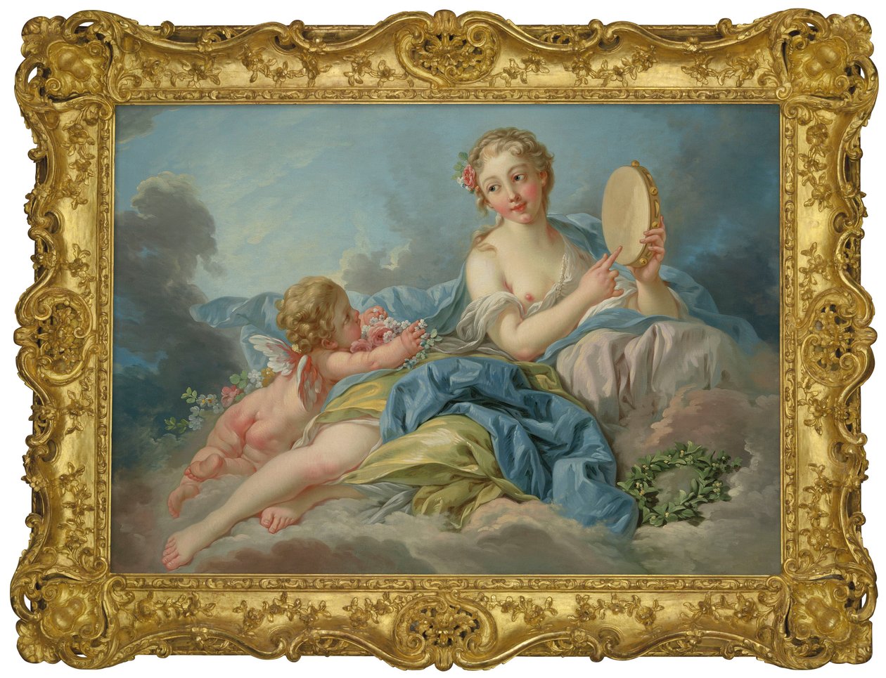 Boucher és a stúdió - The Muse Erato alkotó: François Boucher
