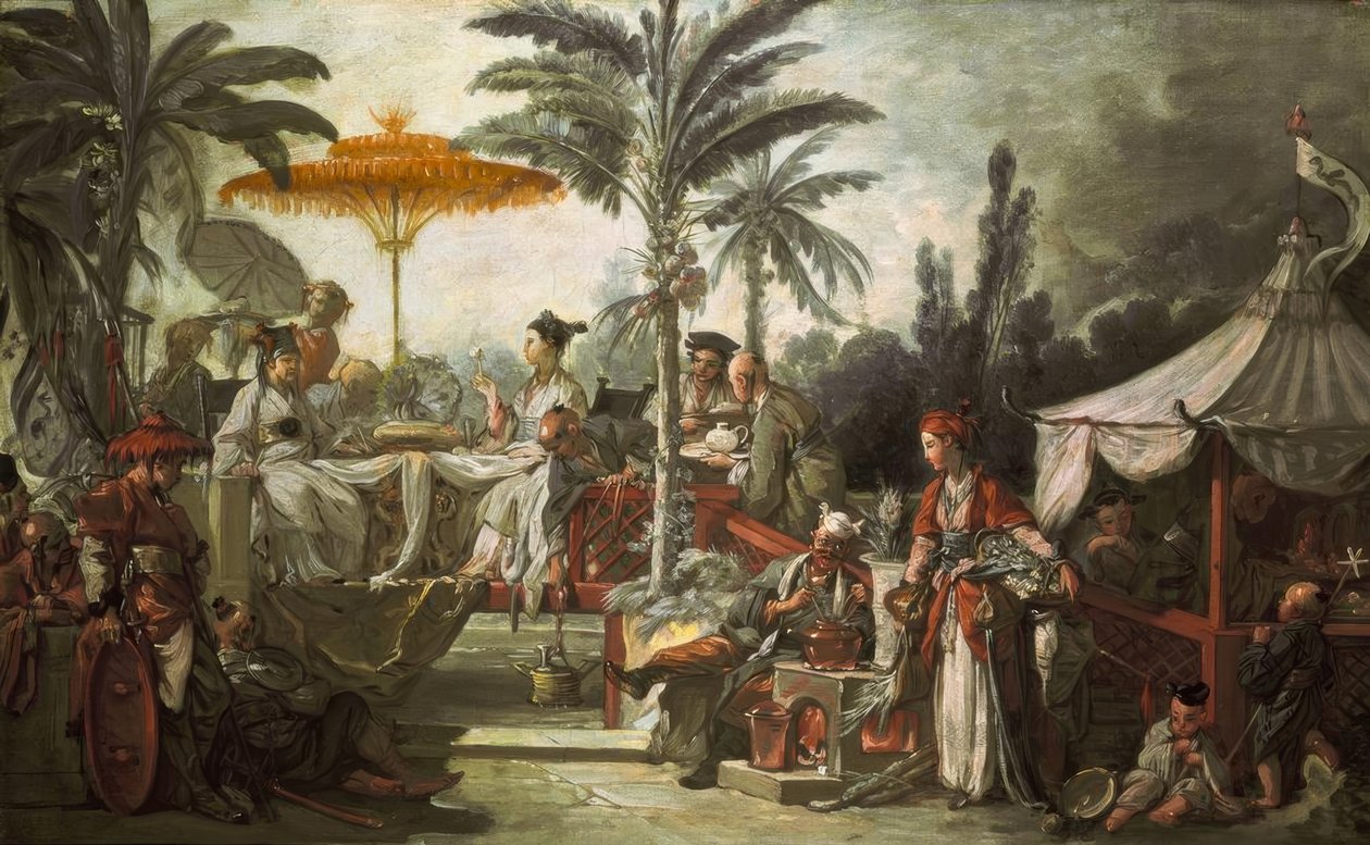 Chinoiserie: Császár ünnepe alkotó: François Boucher