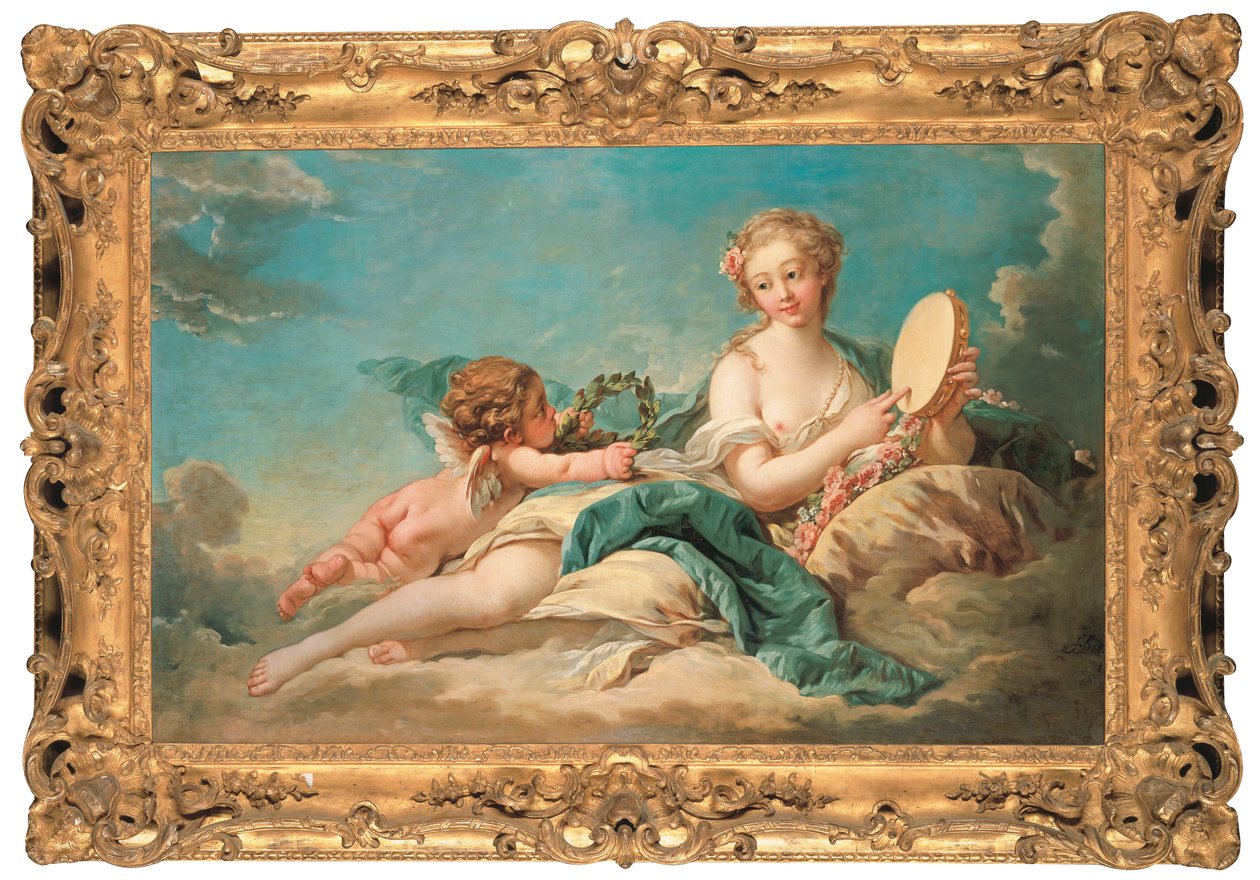 Clio, a történelem és a dal múzsája, 1758 alkotó: François Boucher