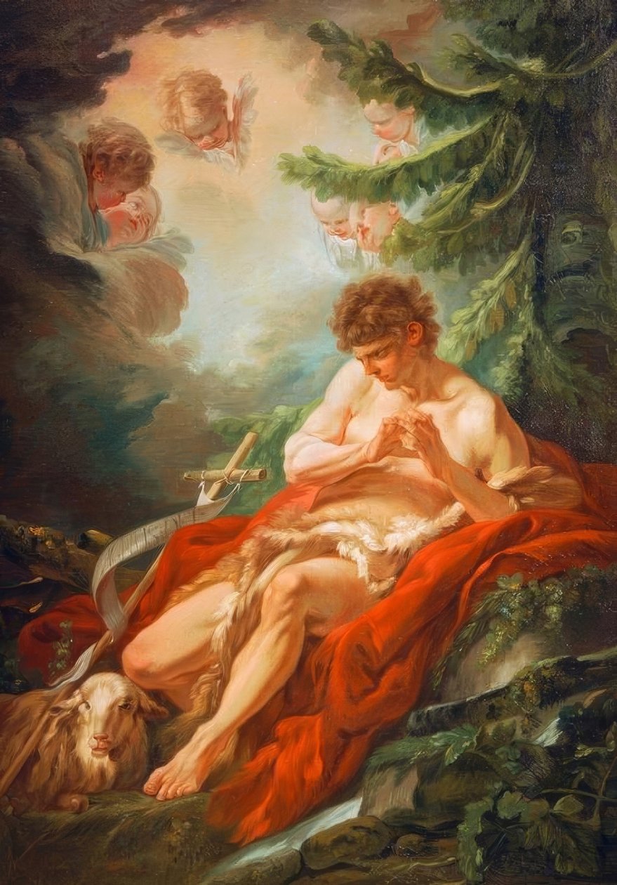 Utca. Keresztelő János alkotó: François Boucher